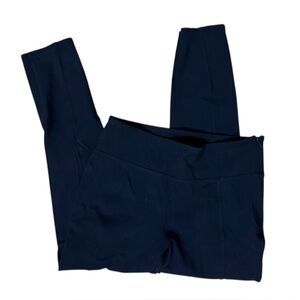 Vineyard Vines Navy Performance Training Leggings Women’s Small Side Zip Ankle